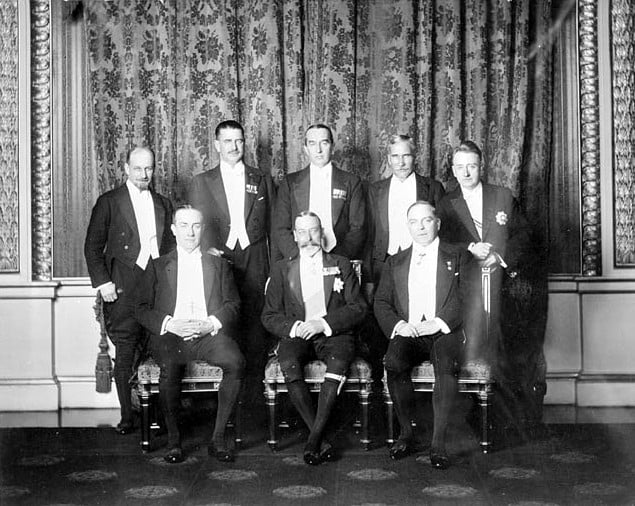 George V with British and Dominion prime ministers at the 1926 Imperial Conference