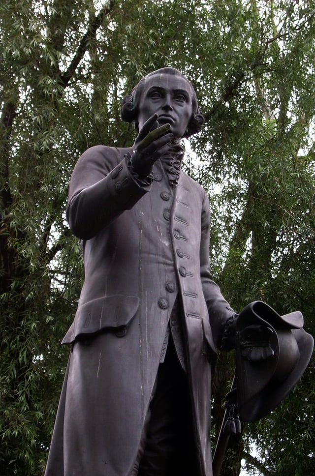 Statue of Immanuel Kant in Kaliningrad (Königsberg), Russia. Replica by Harald Haacke of the original by Christian Daniel Rauch lost in 1945.
