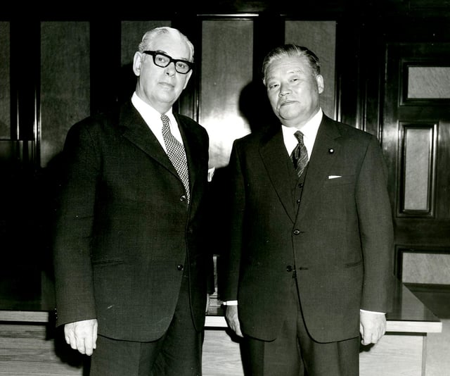 with Keith Holyoake (October 1972)