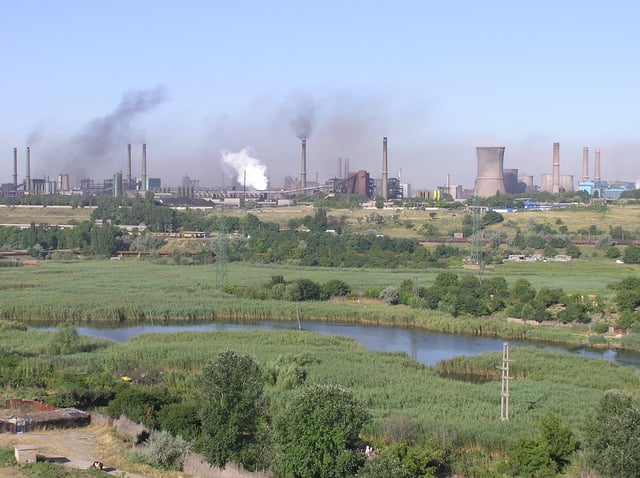 Arcelor-Mittal Steel Works in 2006.