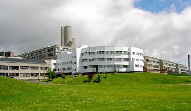 Ninewells Hospital, one of the largest employers in the Dundee area