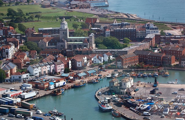 View of Old Portsmouth from the Spinnaker Tower