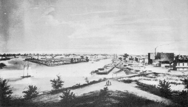 Stockton, circa 1860.