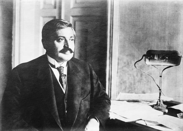 Interior Minister Talaat Pasha, who ordered the arrests.
