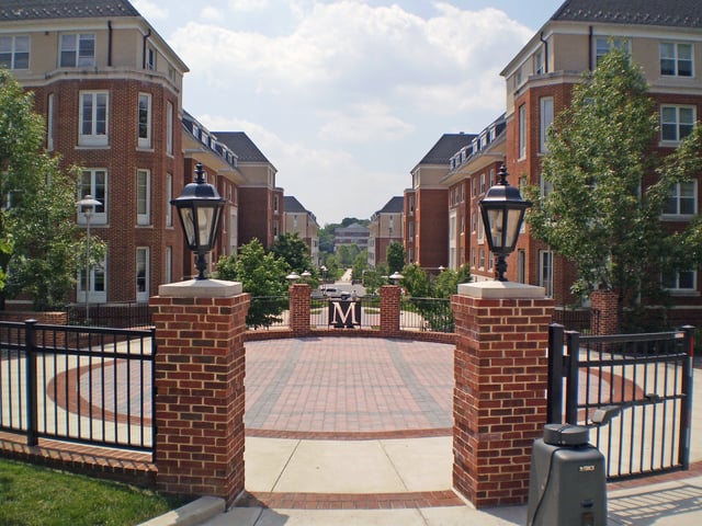 Near the South Commons residential area