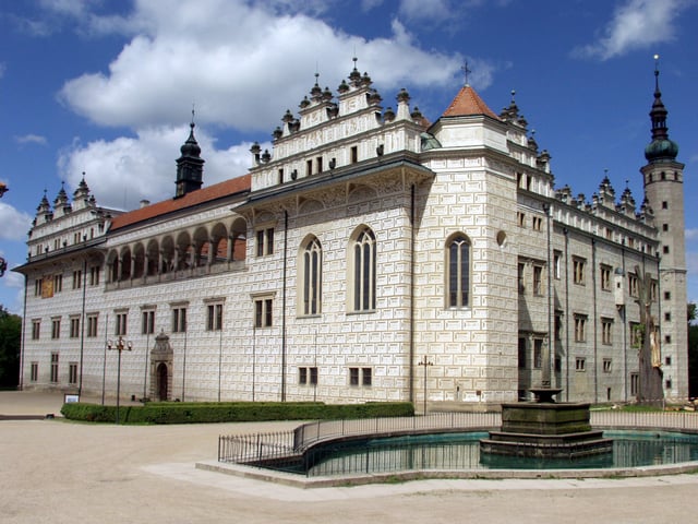 16th century Renaissance château in Litomyšl