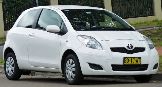 Facelift: Toyota Yaris YR 3-door (Australia)