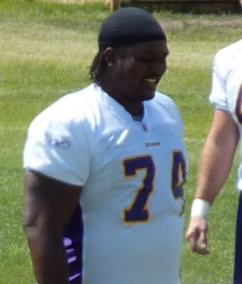 Former Minnesota Vikings' offensive tackle Bryant McKinnie