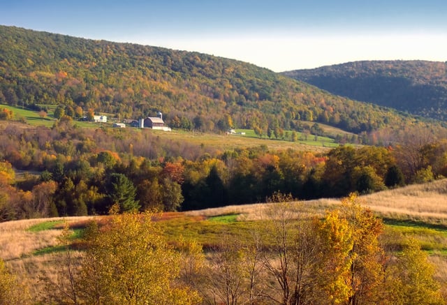 Autumn in North Branch Township, Wyoming County, Pennsylvania