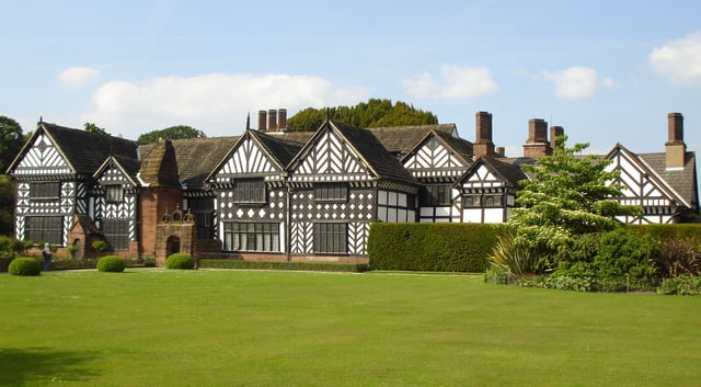 Speke Hall Tudor manor house is one of Liverpool's oldest buildings