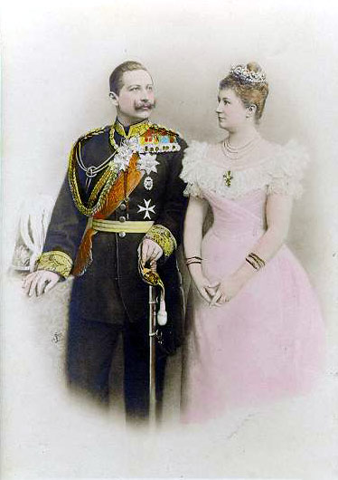 Wilhelm and his first wife Augusta Viktoria