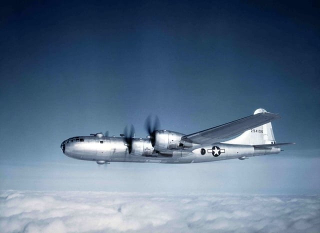 B-29A-30-BN, 42-94106, on a long-range mission.