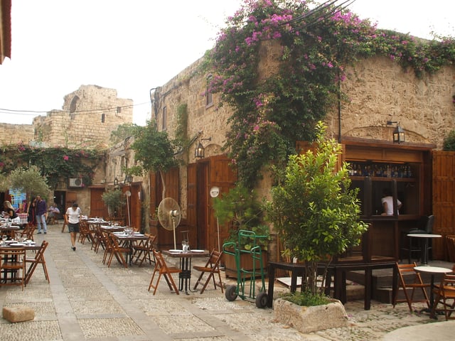 The old souk in Byblos, Lebanon
