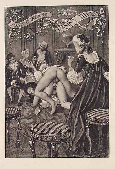 1906 illustration by Édouard-Henri Avril from a French edition of Fanny Hill