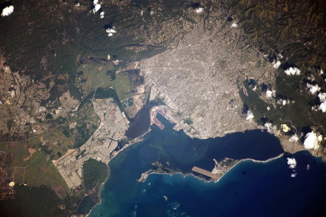 Photo of Kingston taken from the International Space Station