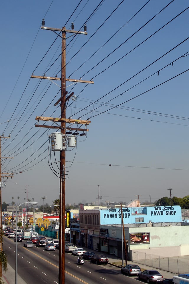 South Central Los Angeles, where much of the rioting took place