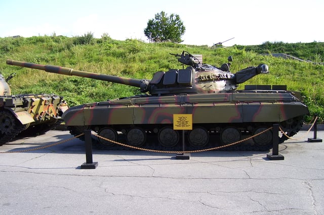 Obyekt 447 at the Museum of the Great Patriotic War, Kiev, Ukraine