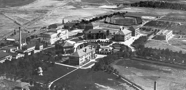 The University of Utah campus in the early 1920s