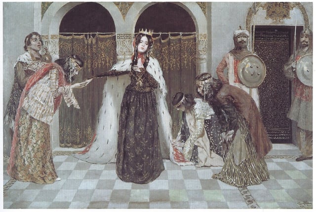 Queen Zabel's Return to the Palace, Vardges Sureniants (1909)