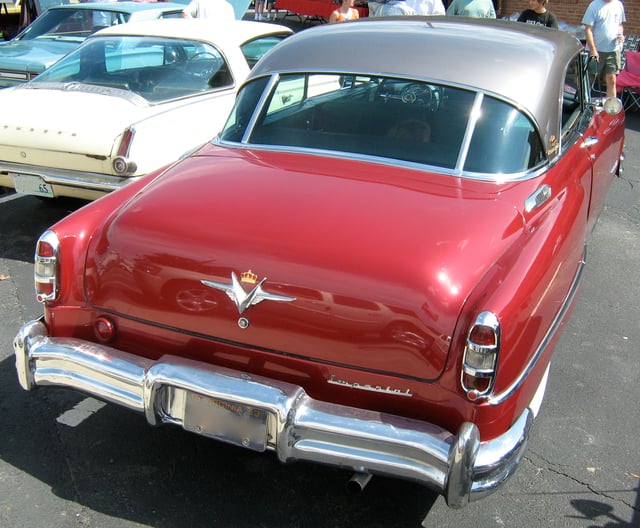 1953 Chrysler Imperial Custom coupe rear