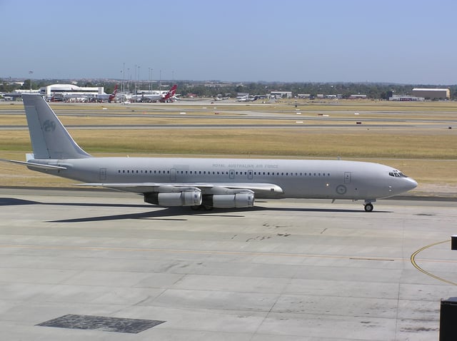 RAAF 707-368C at Perth International Airport, Australia, 2004