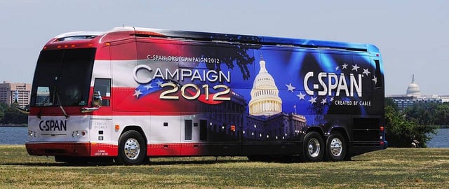 C-SPAN Digital Bus, which tours the U.S. educating the public about C-SPAN resources