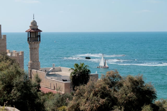 The ancient port of Jaffa (now part of Tel Aviv-Yafo) in Israel: according to the Bible, where Jonah set sail before being swallowed by a whale