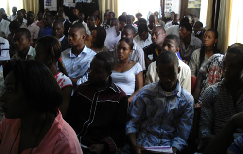 Students at a seminar in Enugu