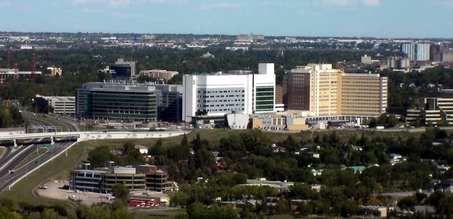 Foothills Medical Centre in Calgary, is the largest hospital in Alberta