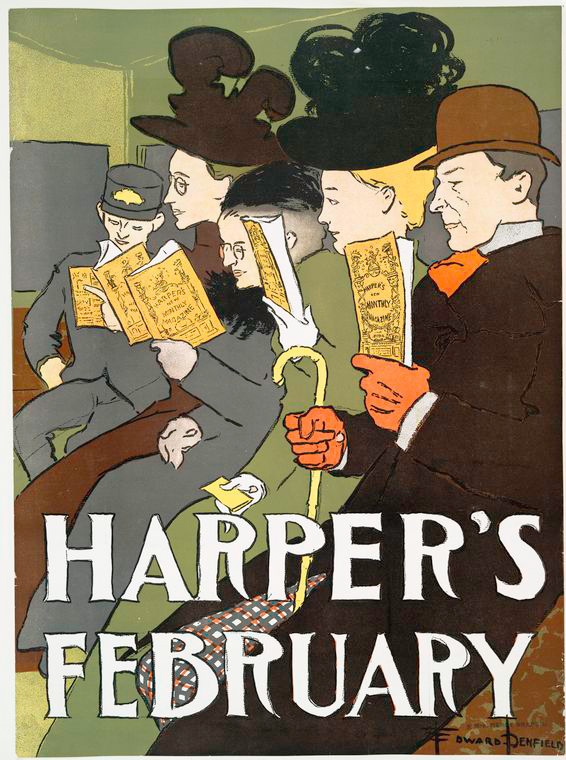 An 1895 cover of Harpers