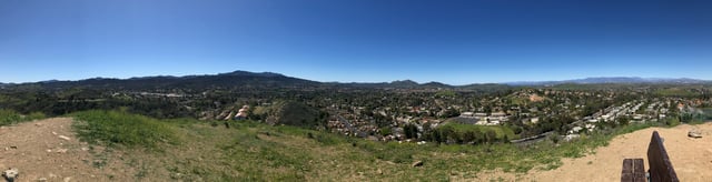 Western Thousand Oaks as seen from atop Tarantula Hill.