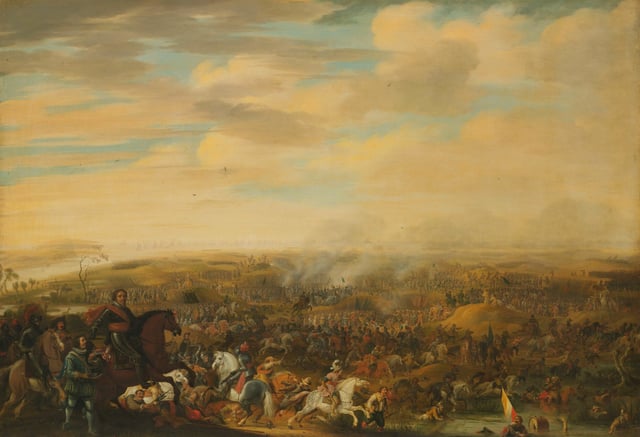 Maurice at the battle of Nieuwpoort, 1600. By Pauwels van Hillegaert