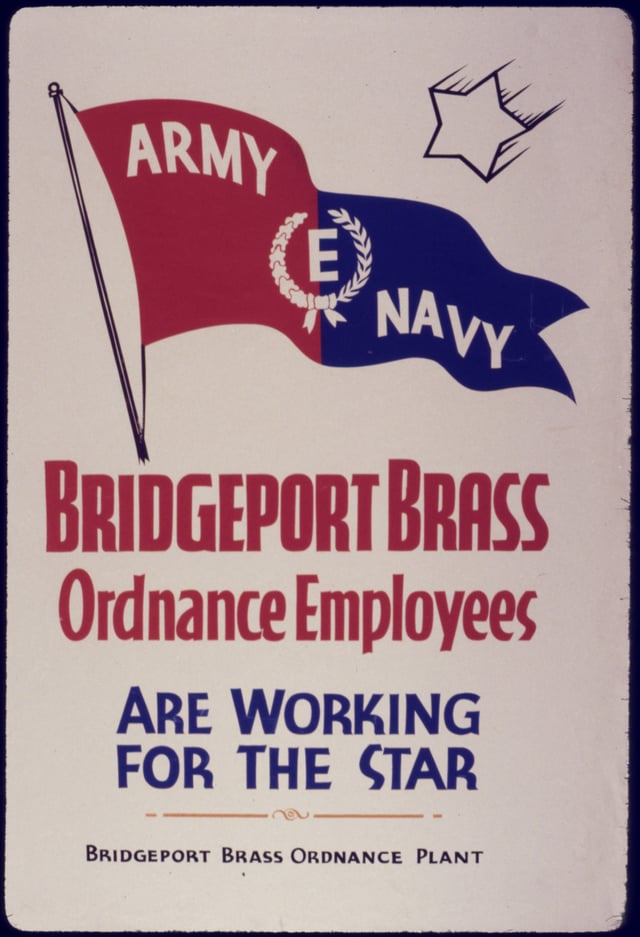 File:Army & Navy. Bridgeport Brass Ordnance Employees Are Working For the Star