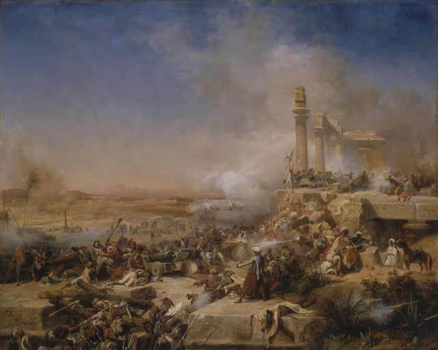 Battle of Heliopolis during Napoleon's invasion of Egypt in 1800