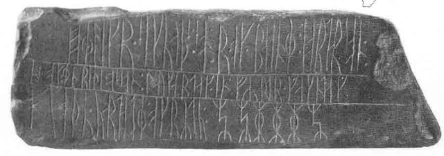 Kingittorsuaq Runestone from Kingittorsuaq Island (Middle Ages)