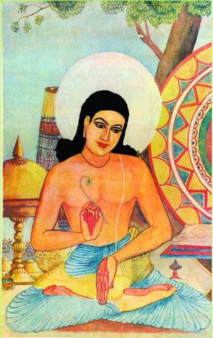 Imaginary portrait of Srimanta Sankardeva by Bishnu Prasad Rabha