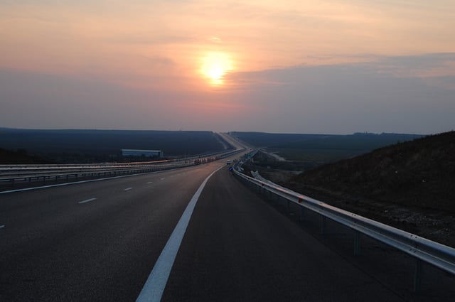 A2 motorway, also known as "Sun's Highway"