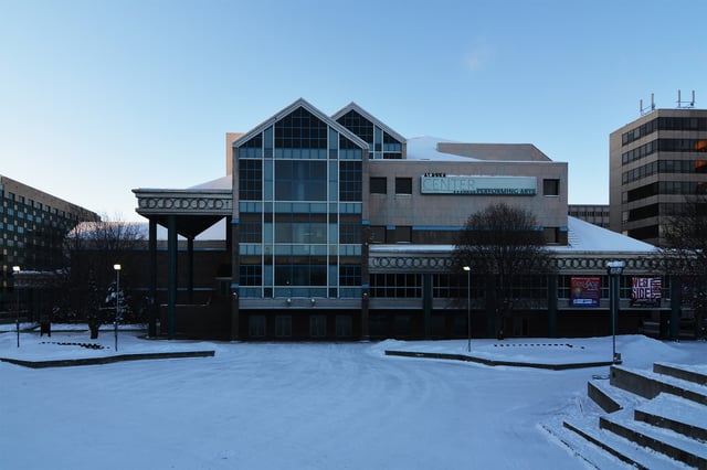 The Alaska Center for the Performing Arts, in downtown Anchorage