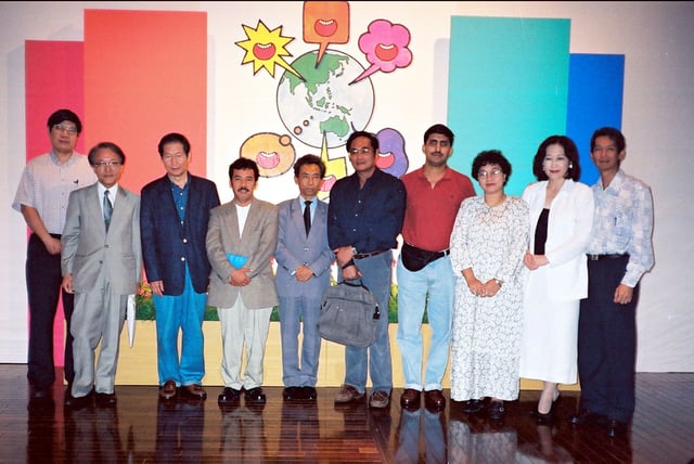 Delegates of 3rd Asian Cartoon Exhibition, held at Tokyo (Annual Manga Exhibition) by The Japan Foundation