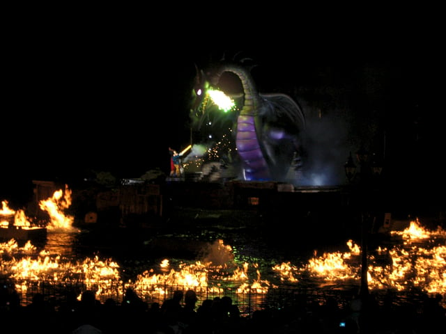 Fantasmic! finale on July 4, 2010