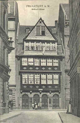 House of the Rothschild family, Judengasse, Frankfurt