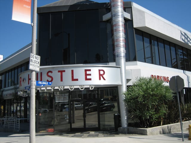 Hustler retail store in West Hollywood, California
