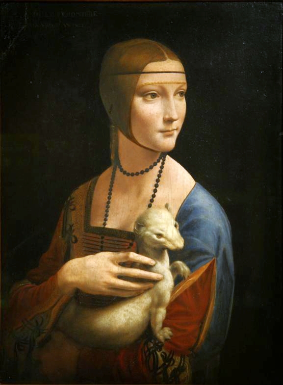 Lady with an Ermine, c. 1489–1490, National Museum, Kraków, Poland