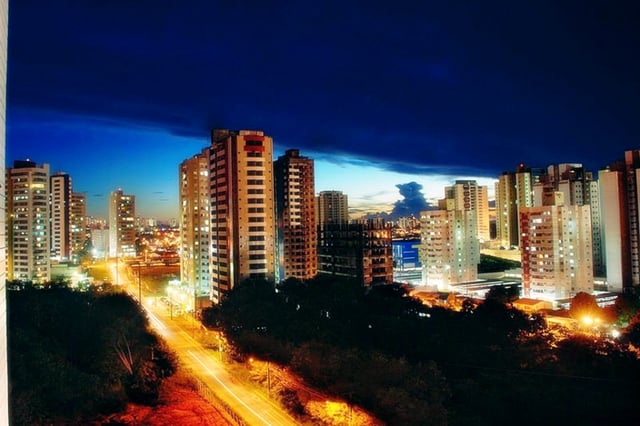 Partial skyline of Manaus