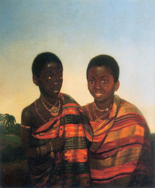 Princes Kwasi Boakye and Kwame Poku, c. 1840.