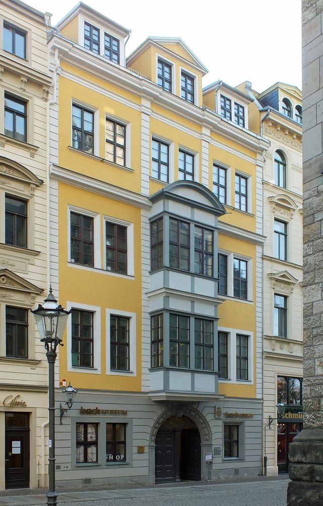 Bosehaus in Leipzig where the Bach Archive has been housed since 1985