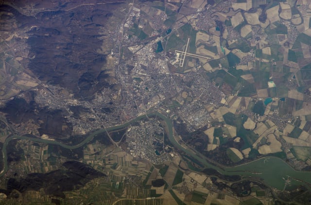 Satellite view of Bratislava