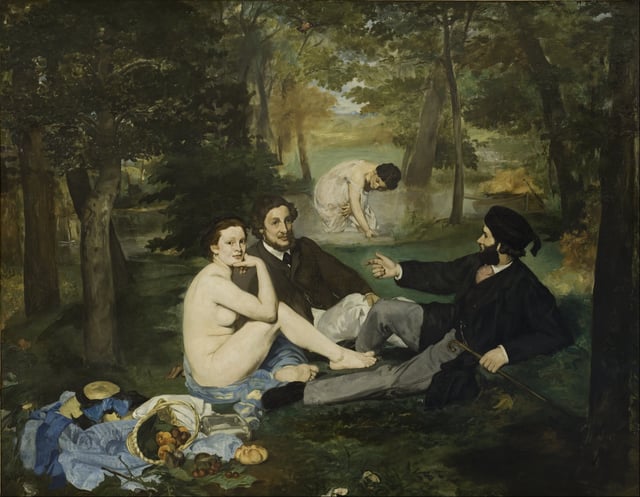 Luncheon on the Grass by Edouard Manet 1863