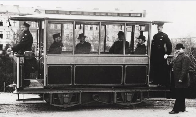 The Lichterfelde tram in Berlin, 1882