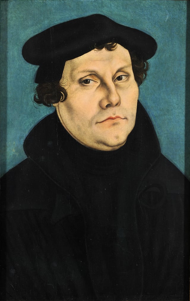 Martin Luther (1483–1546) initiated the Protestant Reformation.